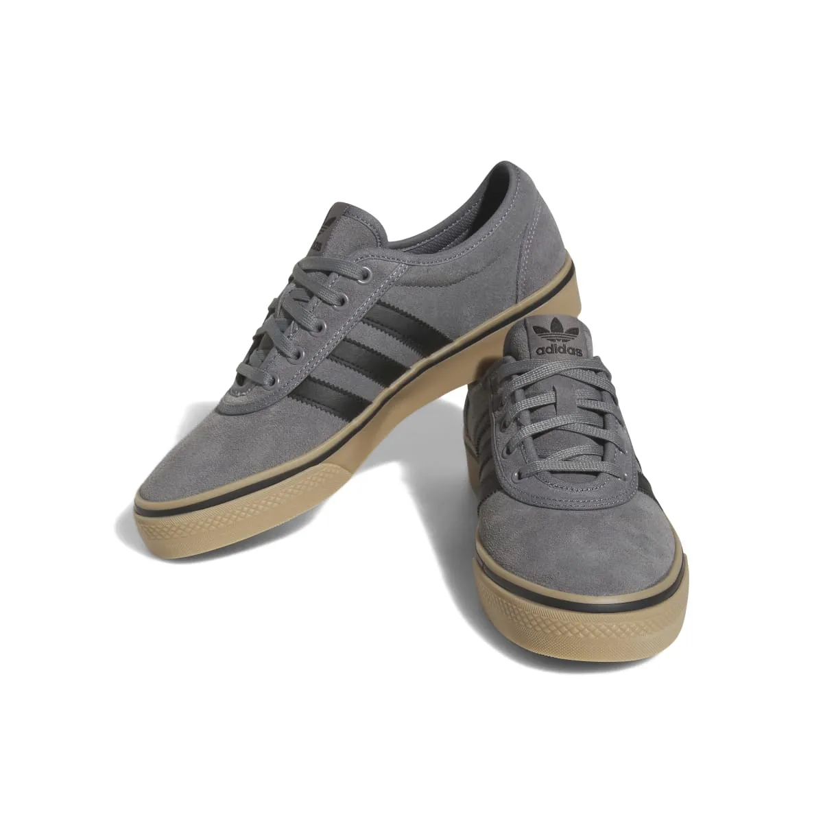 ADIDAS GZ9456 ADI EASE MN'S (Medium) Grey/Black/Gum Suede Skate Shoes