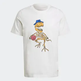 Adidas Original 5 DINO TEE -SHIRT TEE Men’s -CORE WHITE