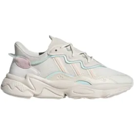 Adidas Women's Ozweego Shoes -  Cloud White / Bliss Orange / Almost Blue