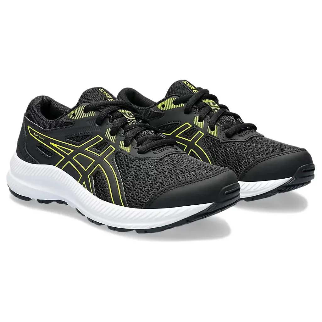 Asics Contend 8 GS Black/Bright Yellow