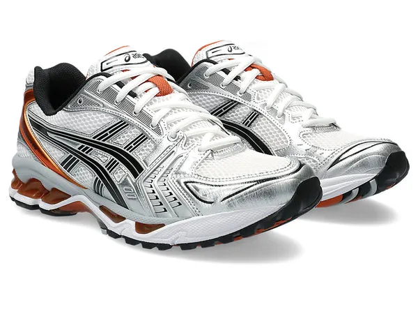 Asics Gel-Kayano 14 'White Piquant Orange' sneakers, white