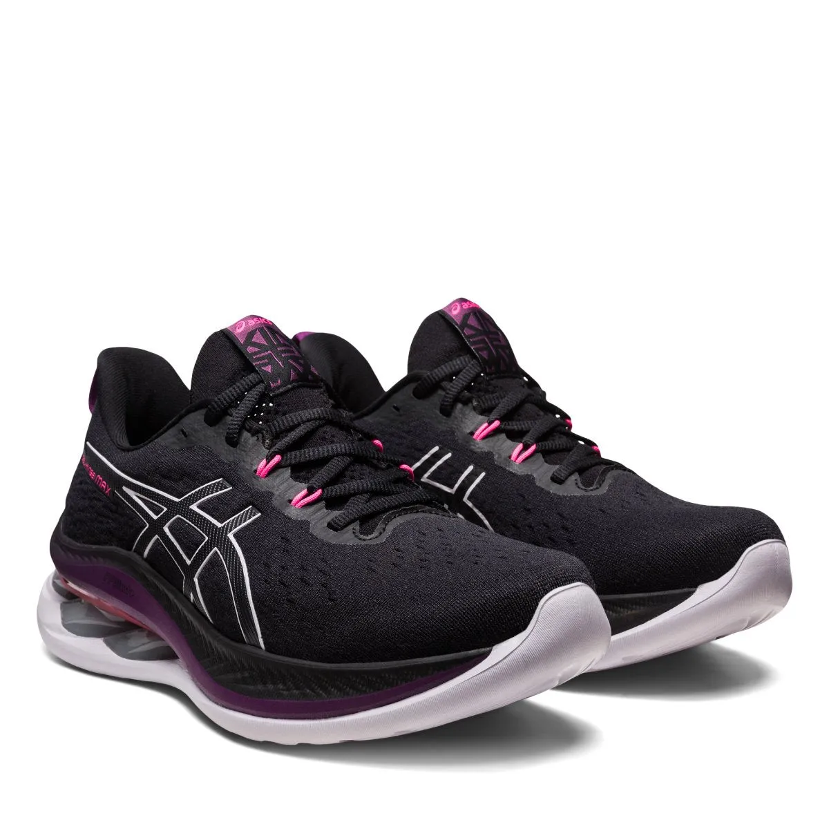 Asics Gel Kinsei Max Women Black Lilac Hint נעלי אסיקס נשים