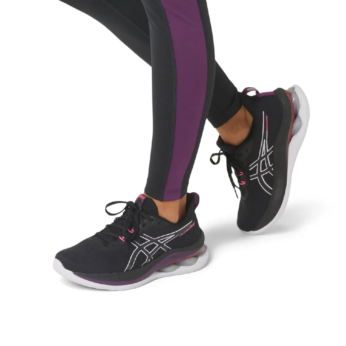 Asics Gel Kinsei Max Women Black Lilac Hint נעלי אסיקס נשים