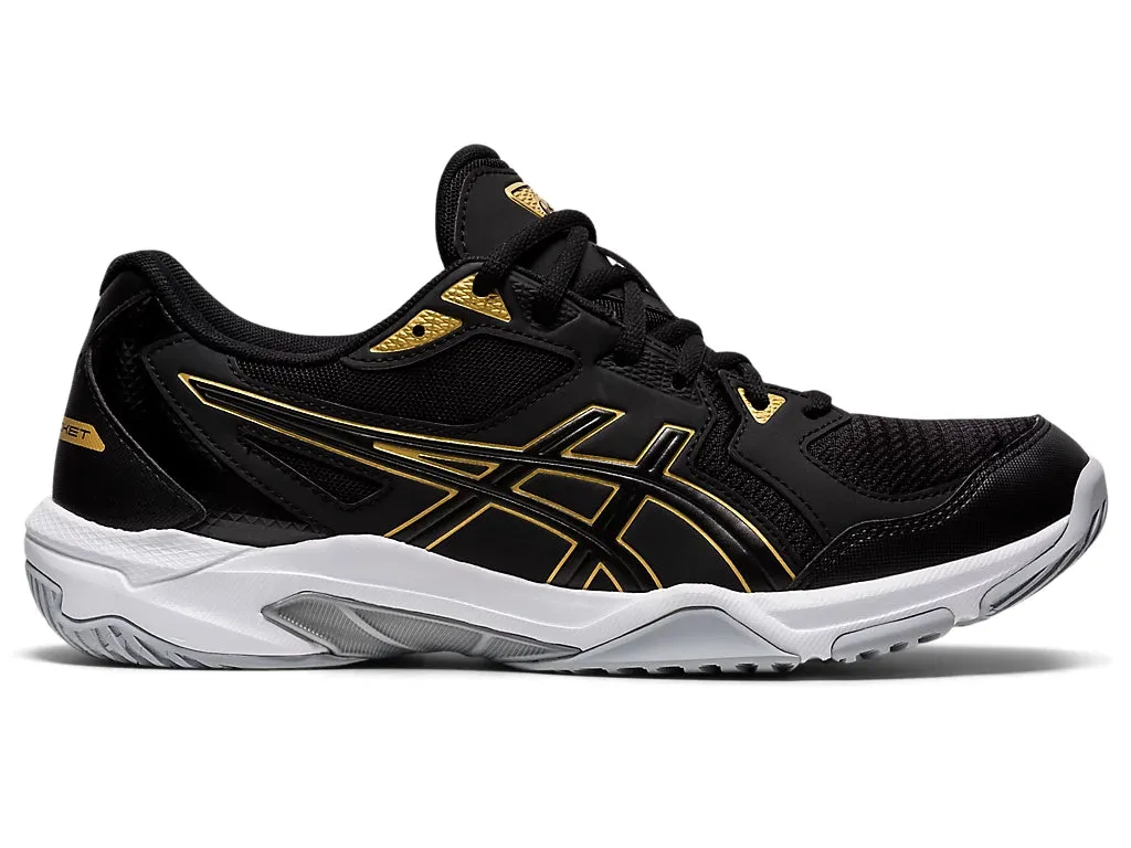 Asics Men's Gel-Rocket 10 Volleyball shoe - black/pure gold