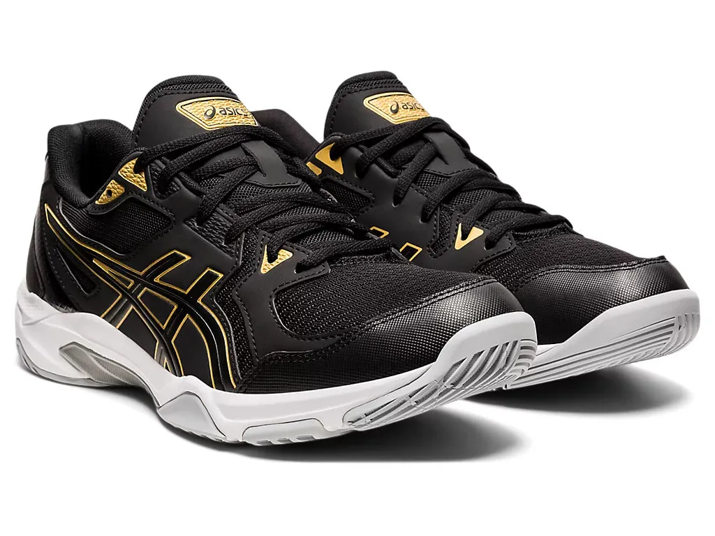 Asics Men's Gel-Rocket 10 Volleyball shoe - black/pure gold