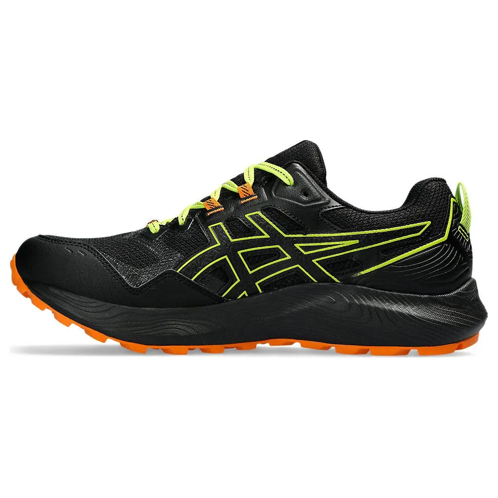 Asics Mens Gel- Sonoma 7 Trail Shoe Black/ Bright Orange