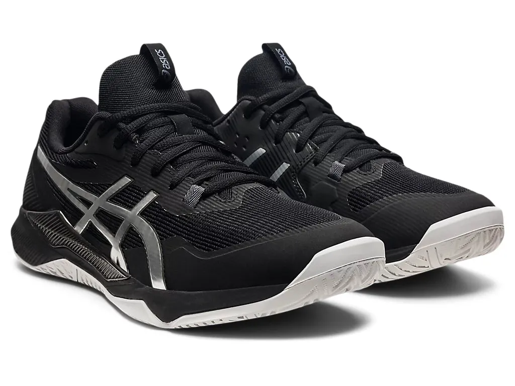 Asics Men's Gel-Tactic Volleyball shoe - black/pure silver