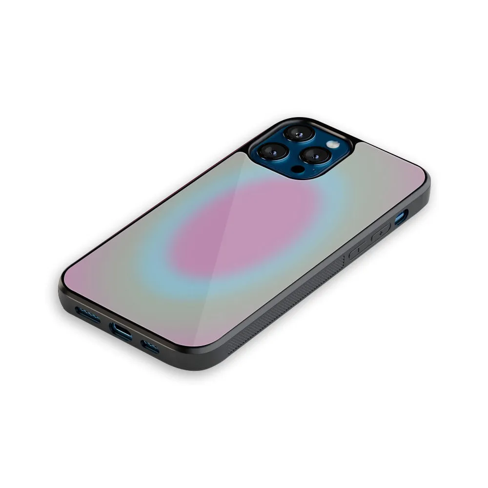 Aura Purple Green Phone Cover | Glass Case