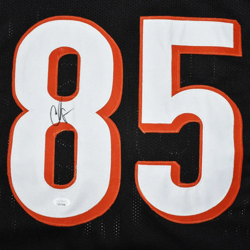 Chad Johnson Signed Cincinnati Black Football Jersey (Beckett)