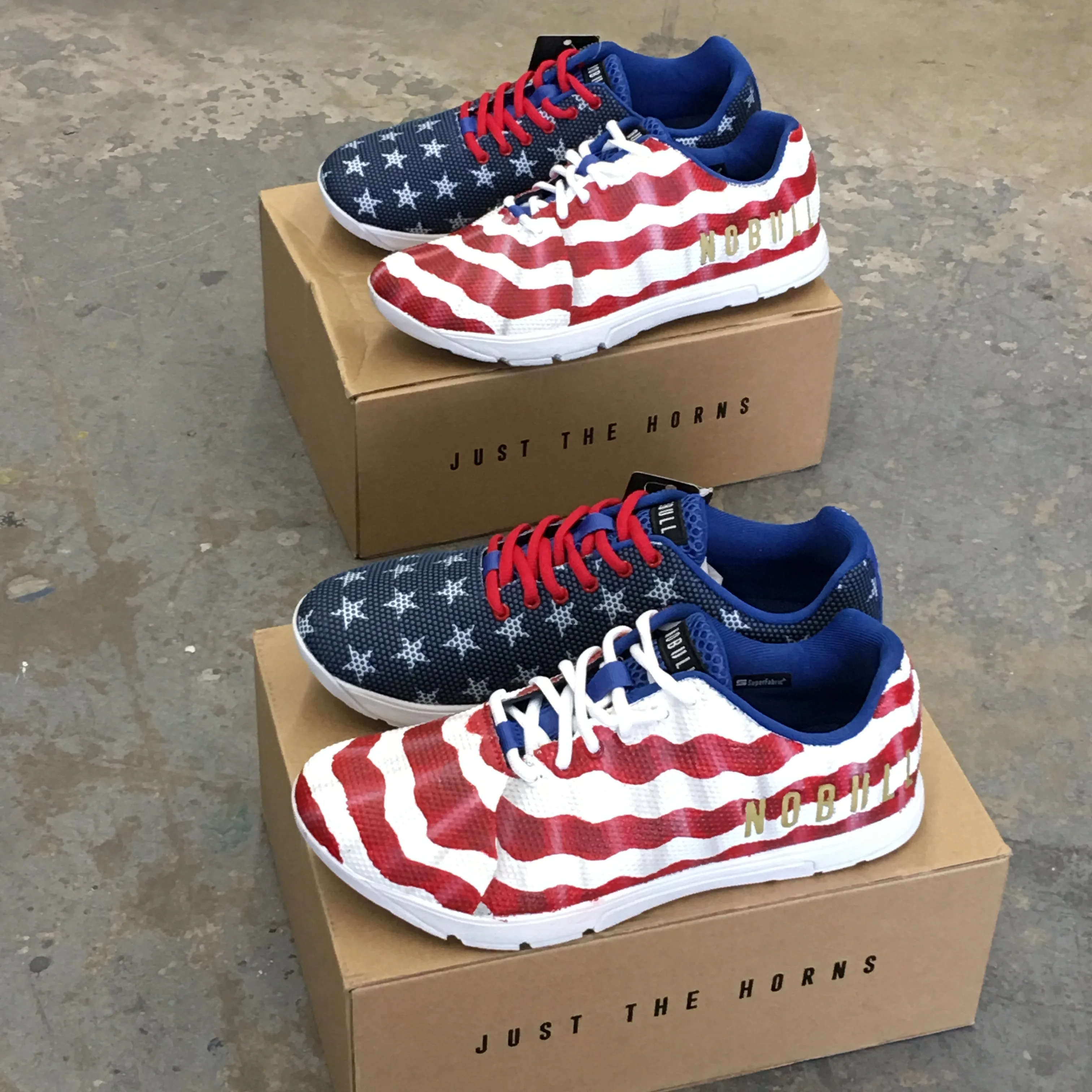 Custom American Flag NOBULL Trainers