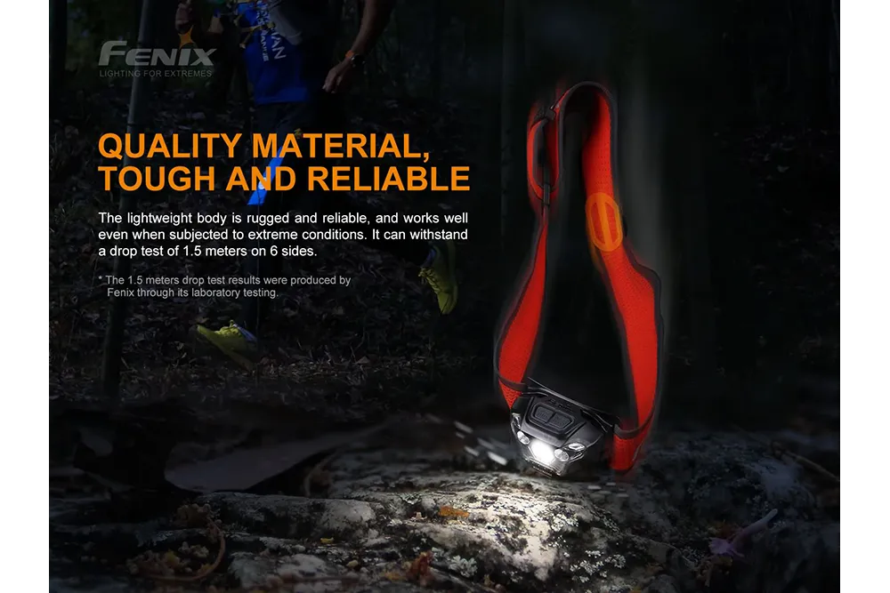 Fenix HL18R-T Lightweight Rechargeable LED Headlamp - 500 Lumens