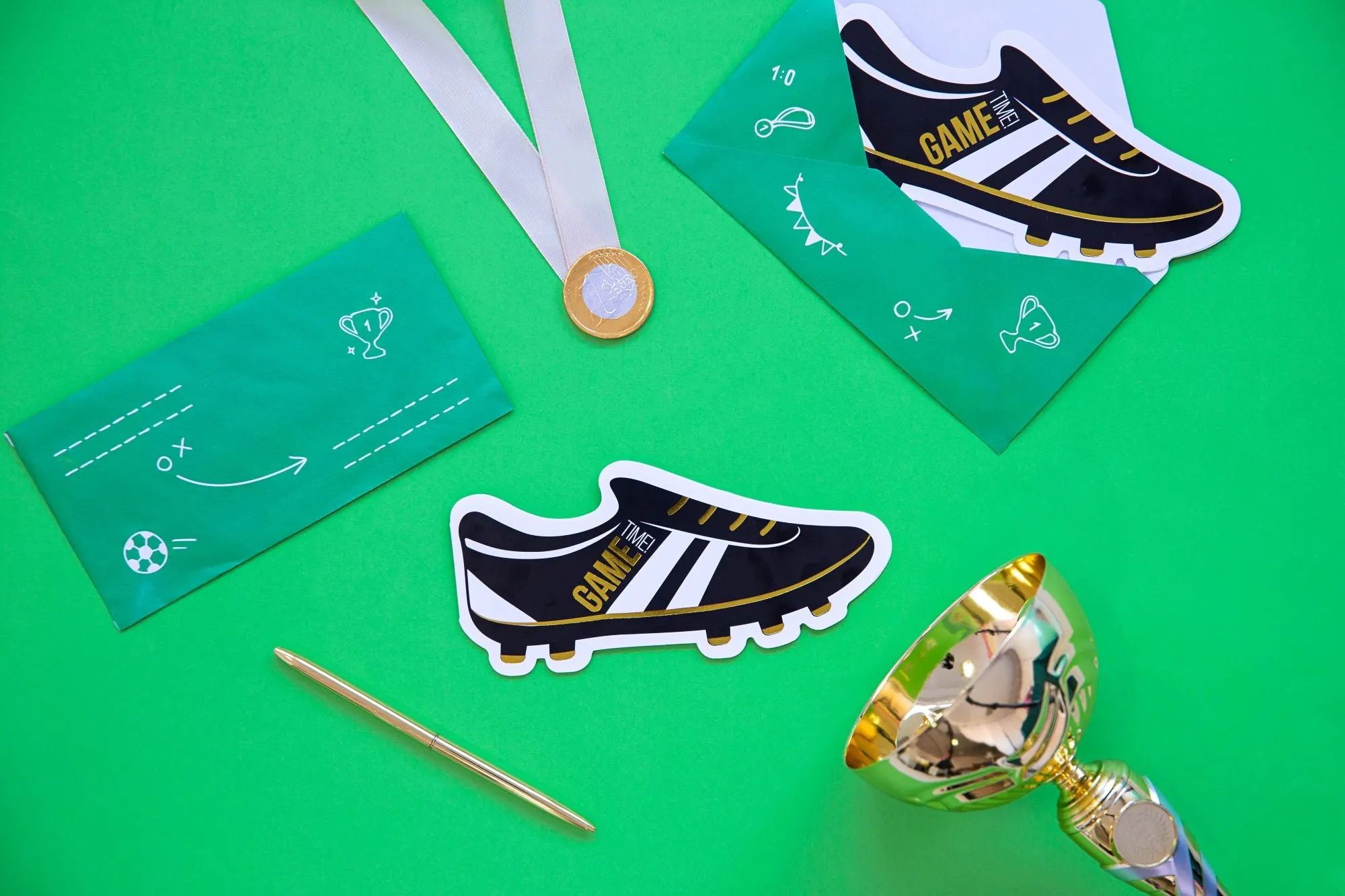 Football Boot Birthday Invitations