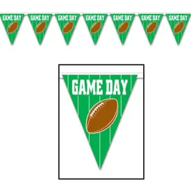 Game Day Football Pennant Banner 1ct