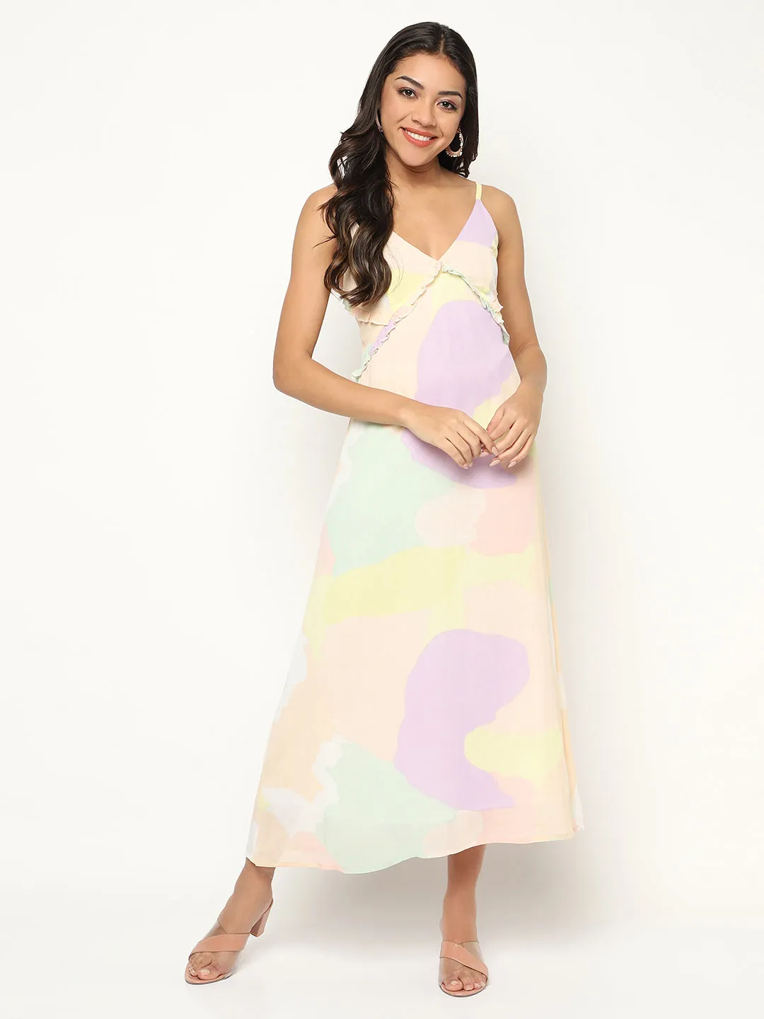 Gentle Pastel Medley Dress