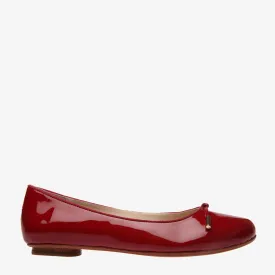 Grace Ruby Patent Leather Ballet Flat