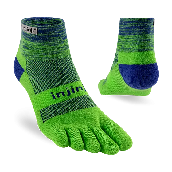 Injinji TRAIL Midweight Mini-Crew Running Socks