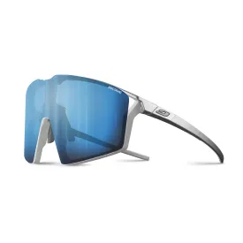 JULBO Edge Sunglasses - Shiny Silver - Matte White / SPECTRON 3