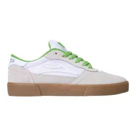 LAKAI CAMBRIDGE- WHITE/UV GREEN SUEDE YEAH RIGHT