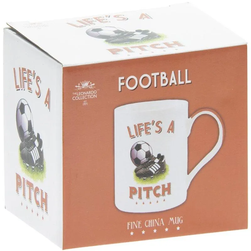 Lesser & Pavey Football Mug - Life's A Pitch