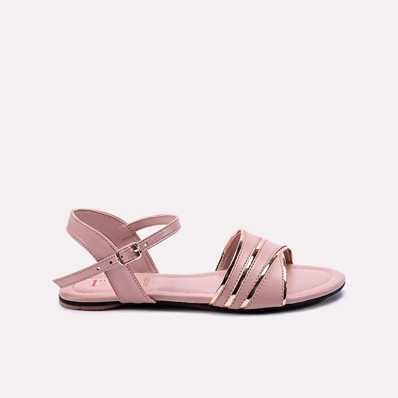 Lupita Peach Casual Sandals 0421272