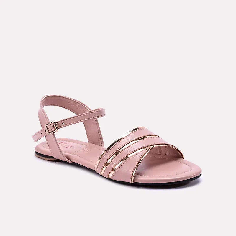 Lupita Peach Casual Sandals 0421272