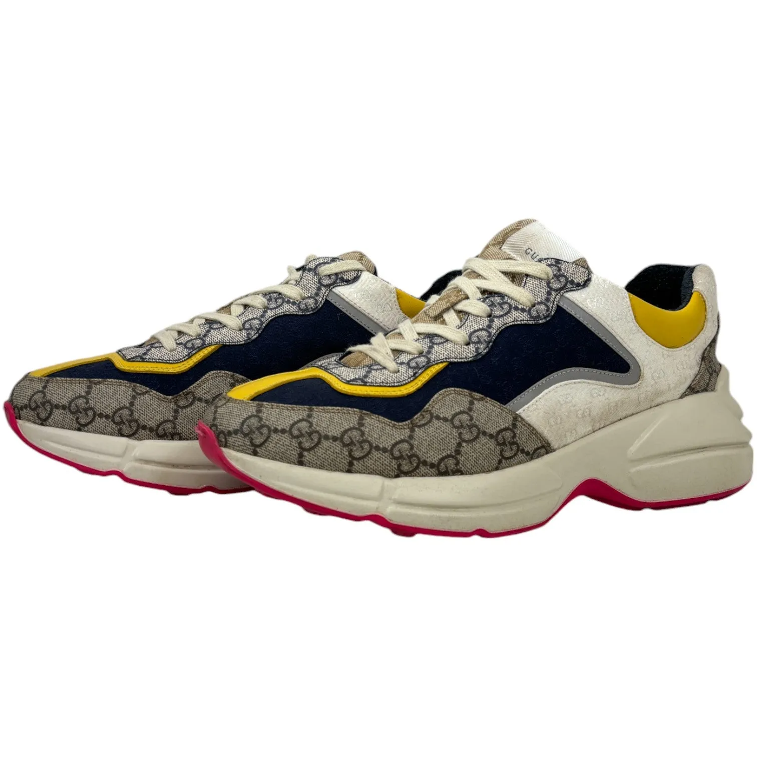 Men's Rhyton Gg Supreme Low Trainers Multi-Coloured Size EU 43 / UK 9