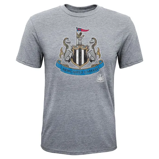 Newcastle United BPL Youth Adidas Gray T-Shirt Large