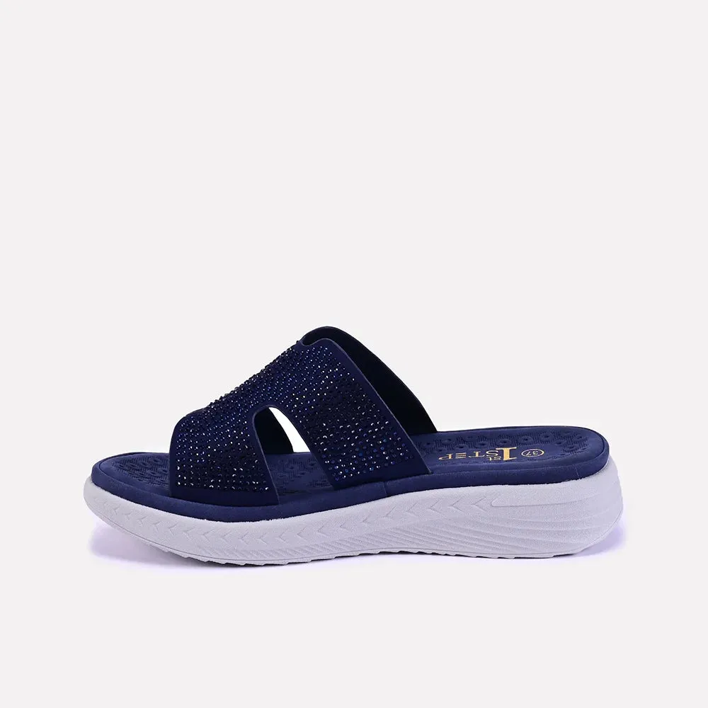 Rosalie Blue Casual Slippers 0412624