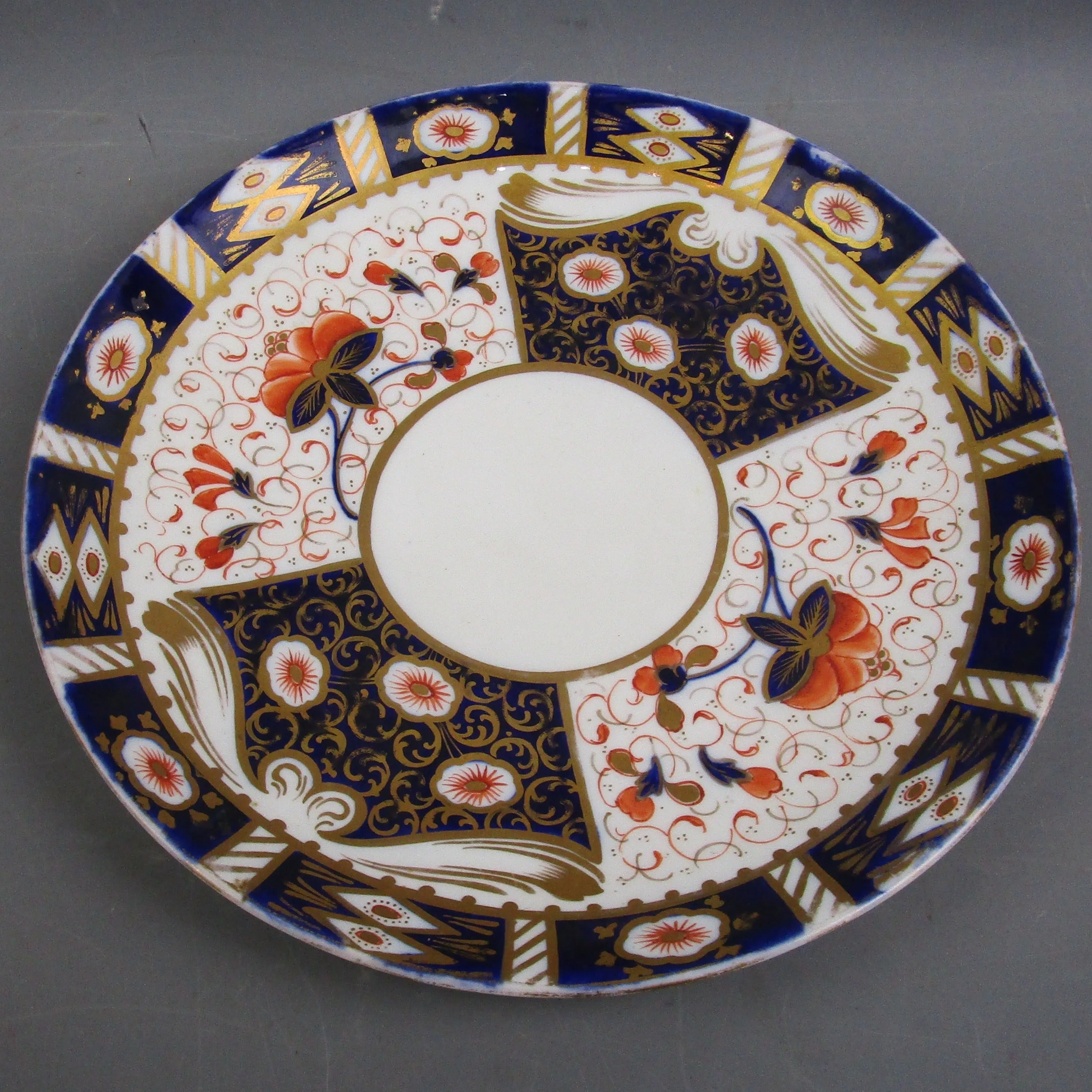 Royal Crown Derby Imari Pattern Hand Painted Plate Victorian c1890