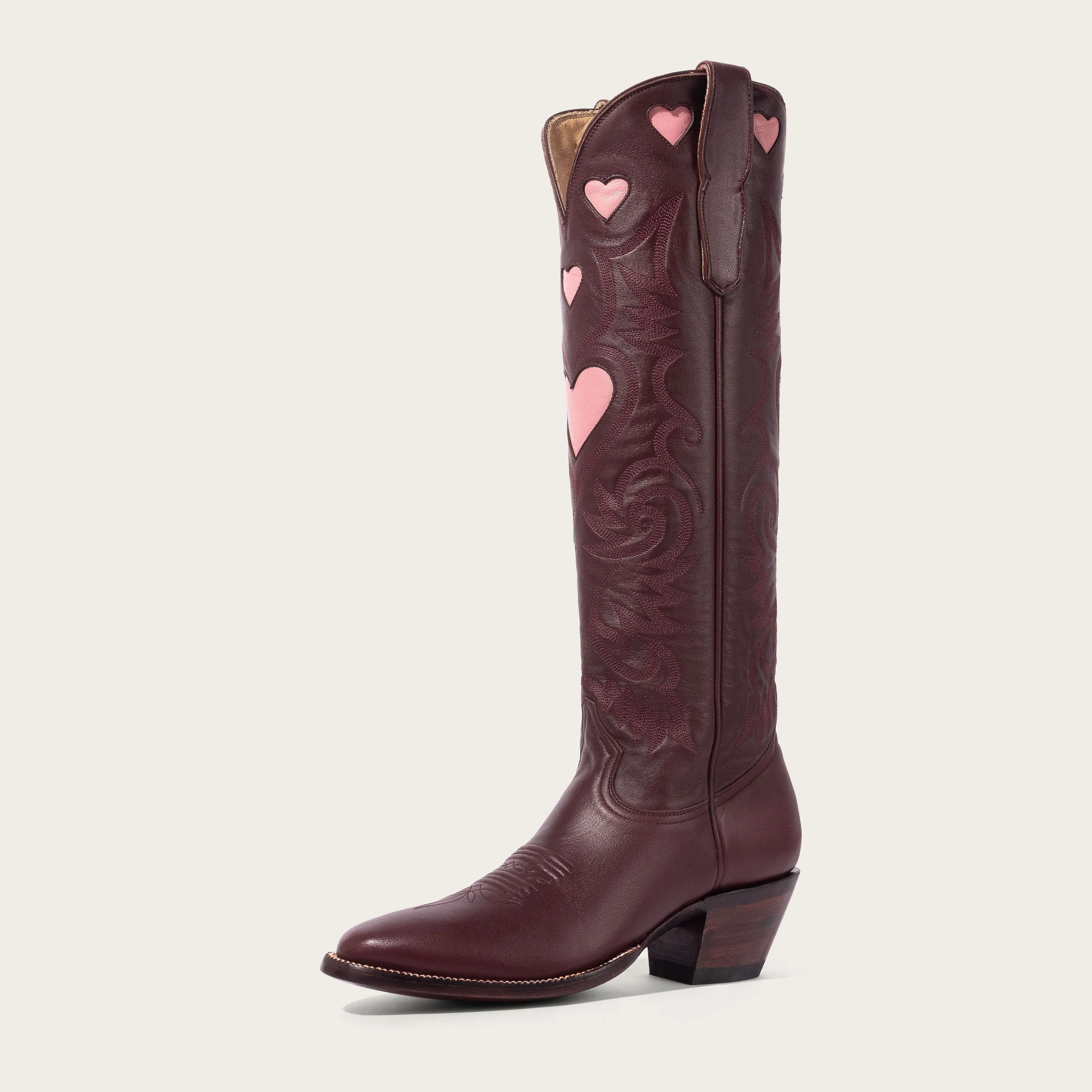 Sangria & Pink Heart Boot Limited Edition