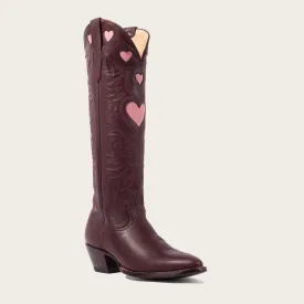 Sangria & Pink Heart Boot Limited Edition