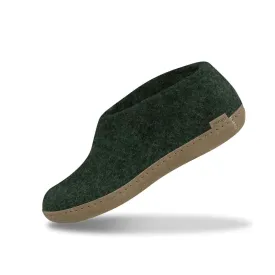 Shoe with leather sole - Forest