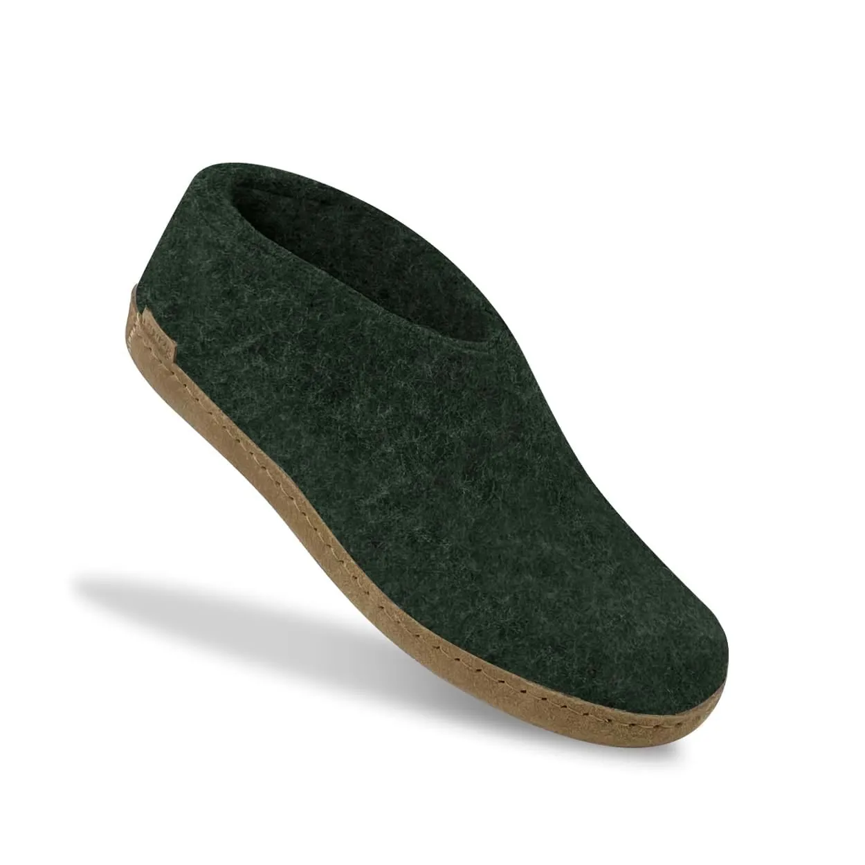 Shoe with leather sole - Forest