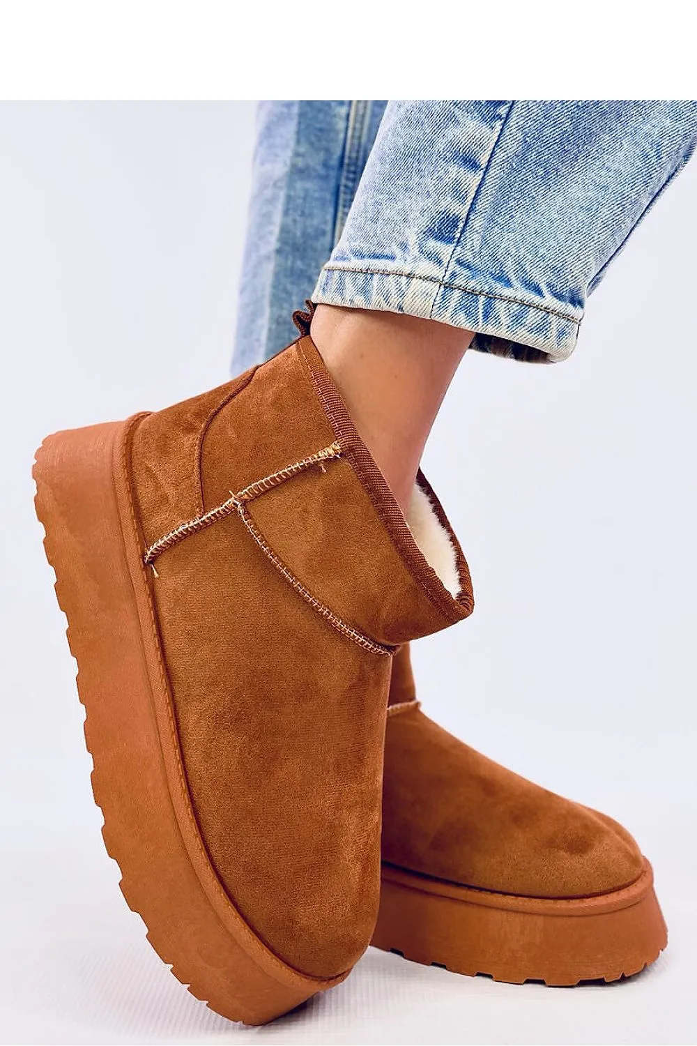 TEEK - Camel Platform Snow Lounge Boots