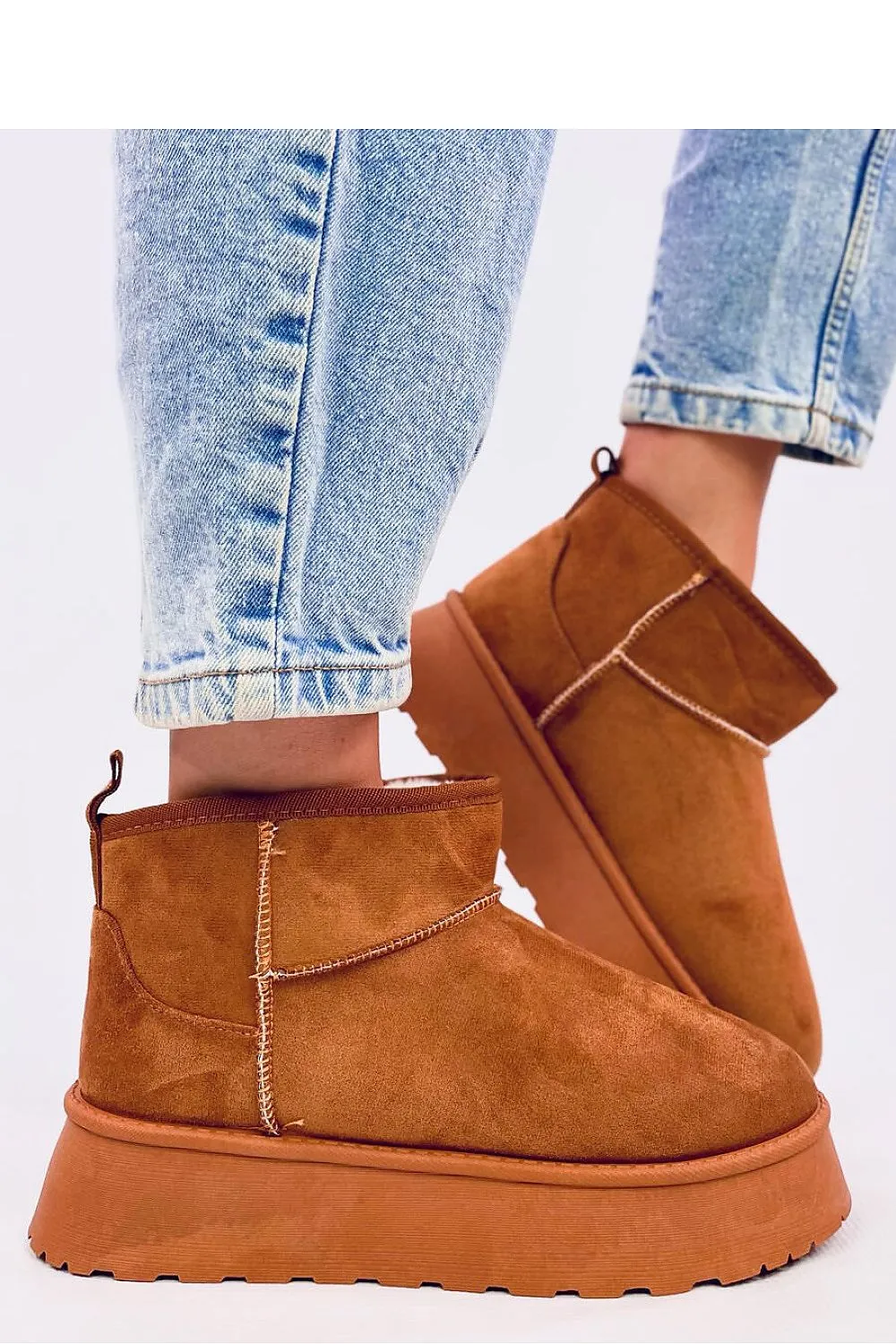 TEEK - Camel Platform Snow Lounge Boots