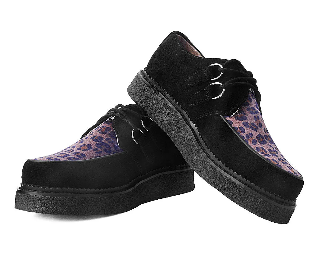 T.U.K BLACK SUEDE/LEO 1970 ORIGINAL CREEPER