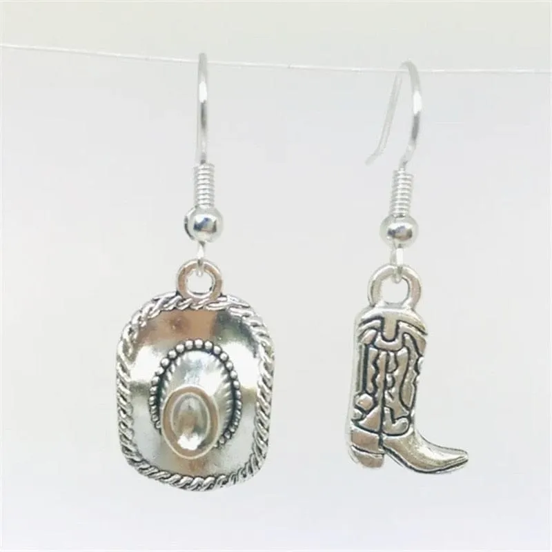 Women's Cowboy Western Dangling Earrings