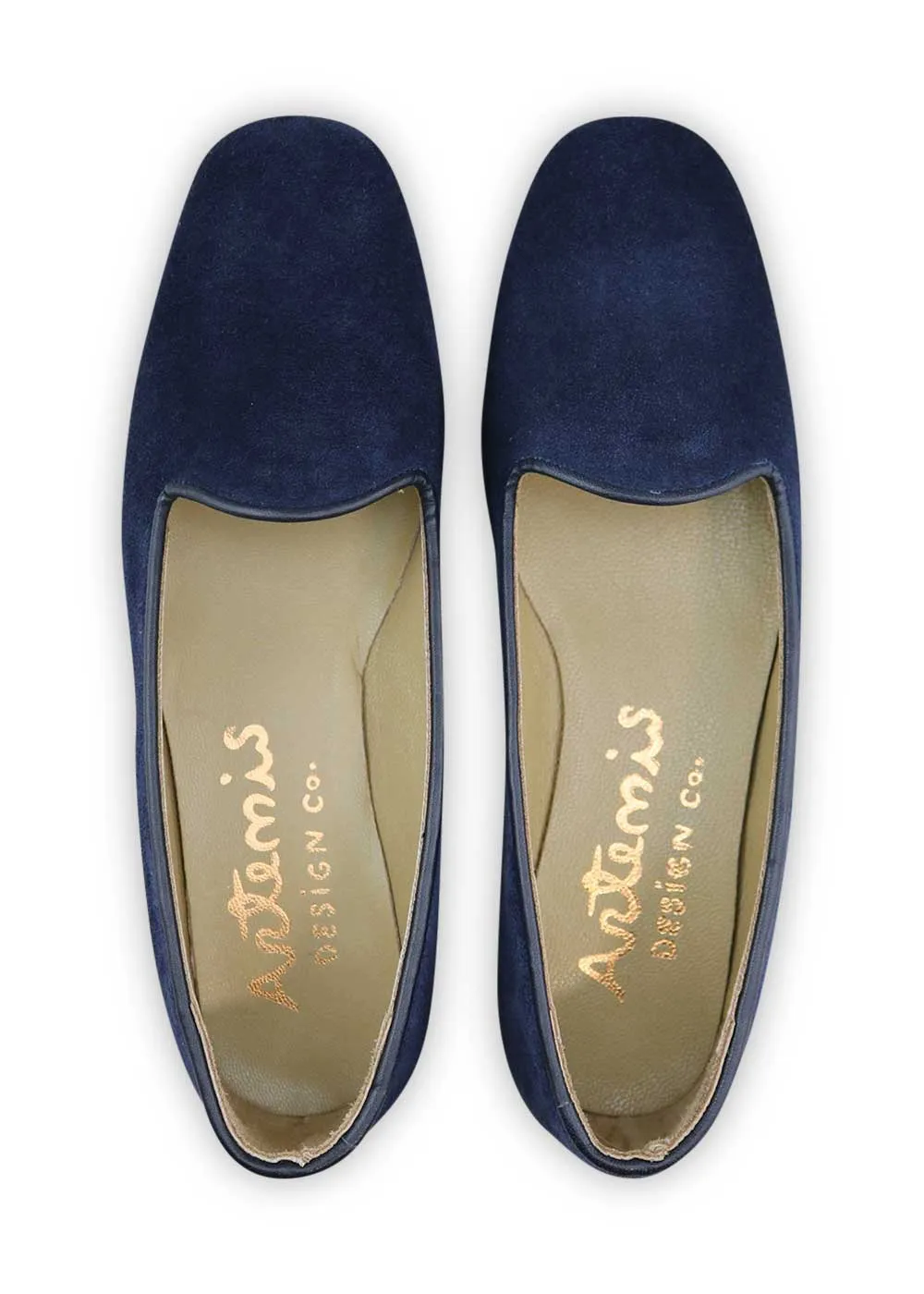 Women's Suede Loafers, Passport Blue